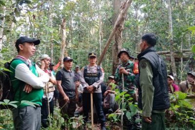 Tim Gabungan Polres Musi Rawas Identifikasi Keberadaan Beruang yang Menyerang Warga