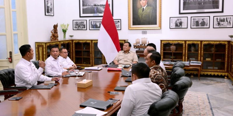 Presiden Prabowo Gelar Pertemuan Tertutup Bahas Keamanan dan Ketahanan Pangan Nasional