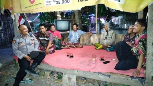 Kapolsek Rembang Bersama Tiga Pilar Ajak Warga Aktifkan Siskamling