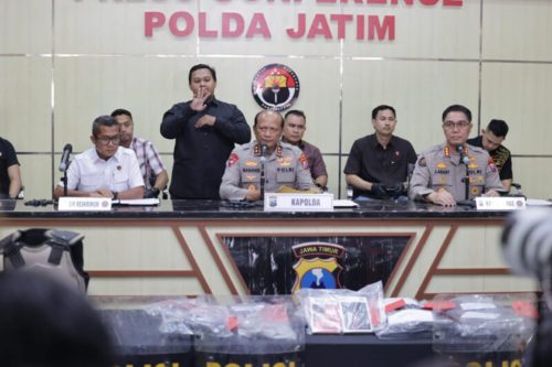 Polda Jatim Ungkap Ratusan Pelaku Aksi Anarkis di 10 Kota, Kerugian Capai Rp.256 Miliyar