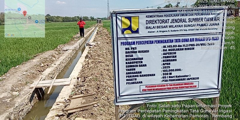 Diduga Dikerjakan Tambal Sulam, Proyek P3-TGAI di Pamotan Jadi Sorotan Publik