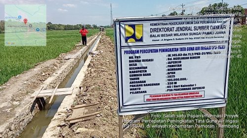 Diduga Dikerjakan Tambal Sulam, Proyek P3-TGAI di Pamotan Jadi Sorotan Publik
