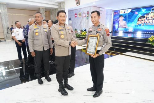 Kisah Aipda Purwanto Tuai Apresiasi, Terima Penghargaan di HUT Lalu Lintas ke-70