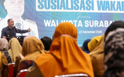 Surabaya Resmi Jadi Kota Wakaf, Pemkot Dorong Gerakan Ekonomi