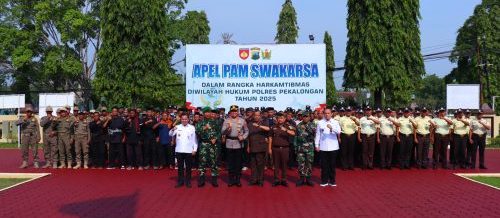 Polres Pekalongan Gelar Apel Pamswakarsa, Kapolres Tekankan Sinergi TNI, Polri, dan Masyarakat