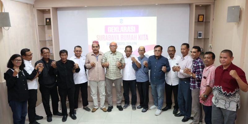 Surabaya Rumah Bersama, Warga Diminta Jaga Kondusivitas dan Tolak Anarkisme
