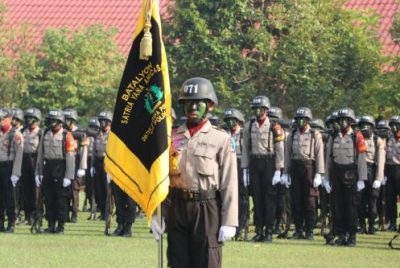 Tupdasbhara Angkatan Diktukba Polri SPN Polda Jatim 2025 Sandang Nama Satria Yana Anucasana