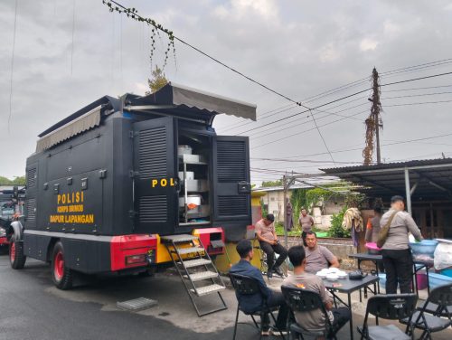 Polisi Turunkan Tim DVI, Posko dan Dapur Lapangan di Ponpes Al Khoziny