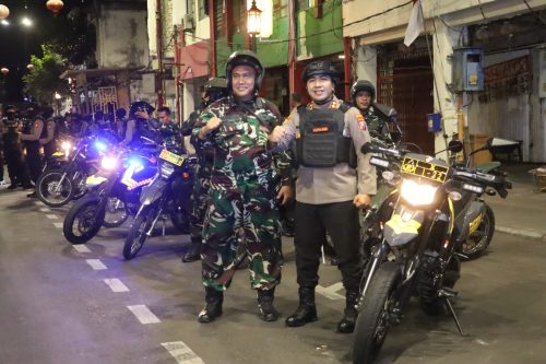 Polres Pelabuhan Tanjung Perak Gelar Patroli Gabungan TNI-Polri