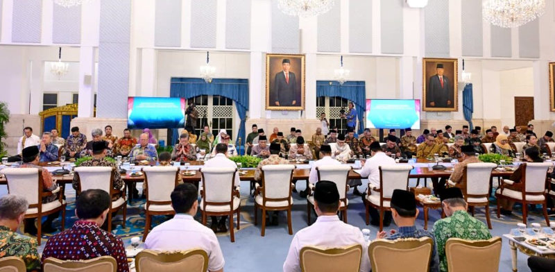 Presiden Prabowo Gelar Silaturahmi Lintas Agama, Parpol, dan Serikat Buruh di Istana Negara