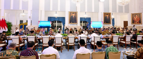 Presiden Prabowo Gelar Silaturahmi Lintas Agama, Parpol, dan Serikat Buruh di Istana Negara