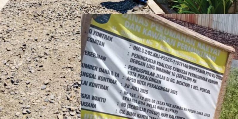GNPK RI Soroti Proyek Aspal Pokir di Pekalongan, Ada Dugaan Penyimpangan