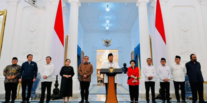 Presiden Prabowo dan Ketum Parpol Bahas Stabilitas Nasional di Tengah Gejolak Aksi Massa
