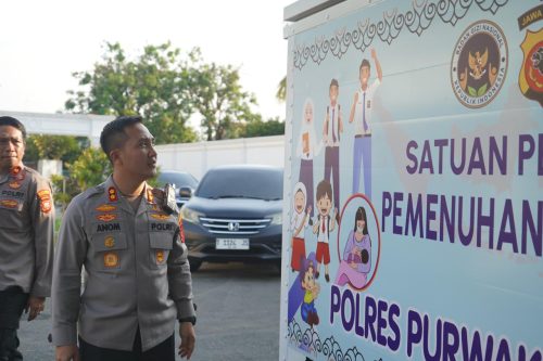 Kapolres Purwakarta AKBP I Dewa Putu Gede Anom Danujaya Cek Kesiapan Dapur SPPG