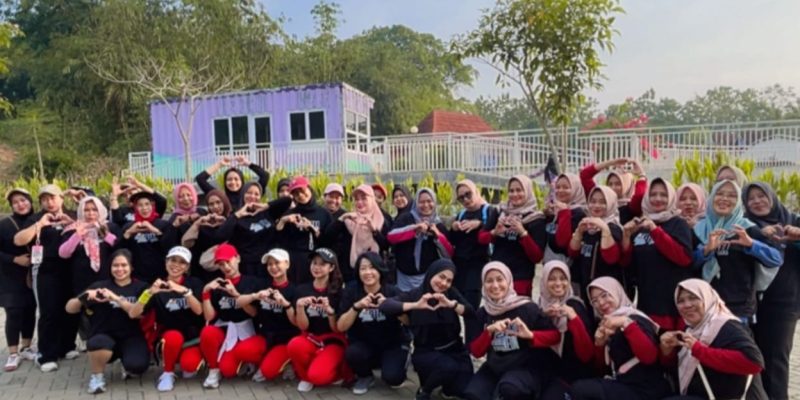 Team Srikandi Abang Ijo Gelar Senam Pagi Sehat Bersama Wakil Bupati Purwakarta
