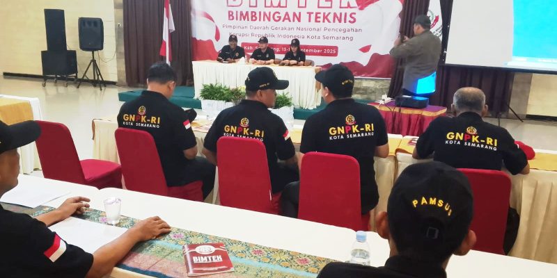 Bimtek GNPK RI Semarang: Perkuat Kapasitas Anggota Cegah Korupsi