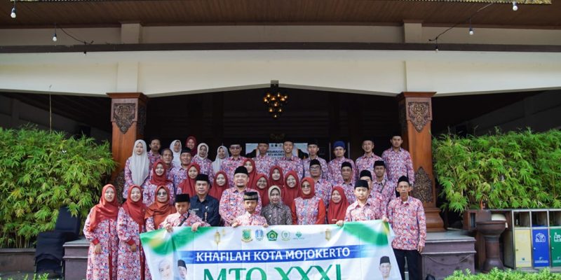 Kafilah MTQ Kota Mojokerto Bertolak ke Jember, Wali Kota Pesan Jaga Kesehatan dan Hafalan