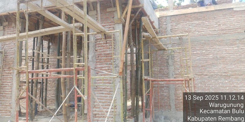 Tidak Ditemukan Papan Informasi Proyek, Pembangunan Gedung Pustu Baru di Rembang Menjadi Sorotan