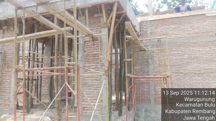 Tidak Ditemukan Papan Informasi Proyek, Pembangunan Gedung Pustu Baru di Rembang Menjadi Sorotan