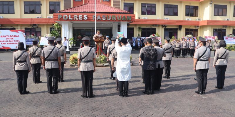 Kapolres Pasuruan Pimpin Sertijab Kabag SDM dan Sejumlah Kapolsek Jajaran