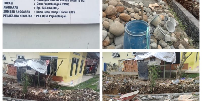 Proyek Drainase Desa Pajomblangan Diduga Asal Jadi, GNPK RI Ungkap Indikasi Pihak Ketiga