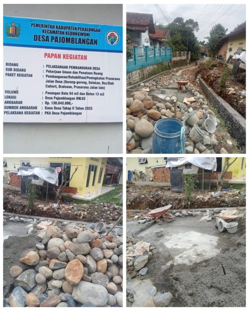 Proyek Drainase Desa Pajomblangan Diduga Asal Jadi, GNPK RI Ungkap Indikasi Pihak Ketiga