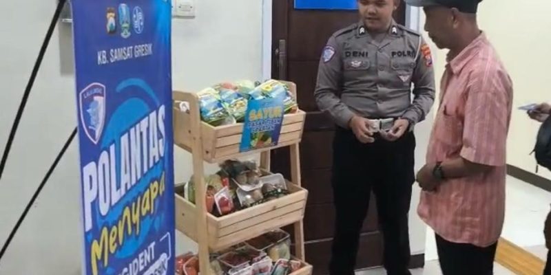 Polantas Menyapa, KB Samsat Gresik Wujudkan Pelayanan Prima kepada Masyarakat
