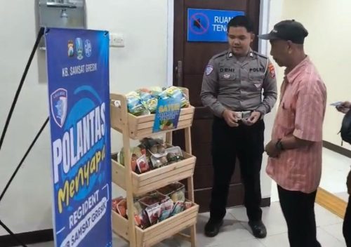 Polantas Menyapa, KB Samsat Gresik Wujudkan Pelayanan Prima kepada Masyarakat