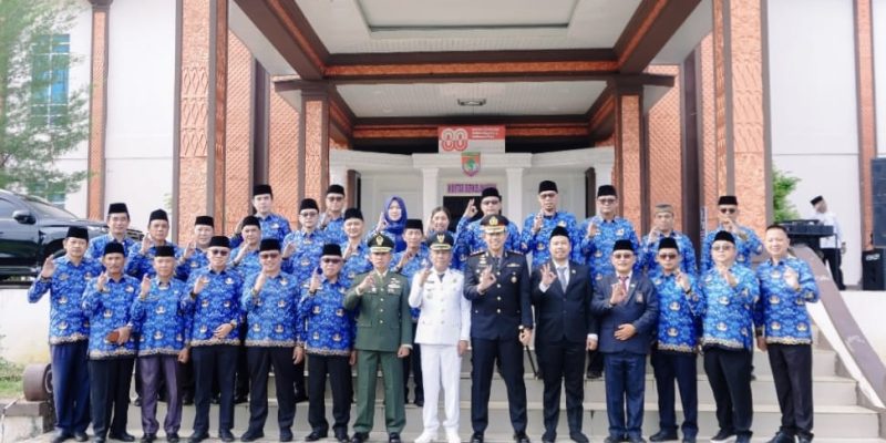 Moment Perkuat Persatuan Bangsa, Kapolres dan Wakapolres Musi Rawas Ikuti Upacara Hari Kesaktian Pancasila