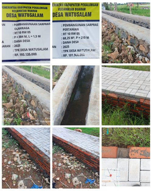 Proyek Dana Desa di Watusalam Diduga Menyimpang: Pekerja dari Luar, Kualitas Pekerjaan Dipertanyakan