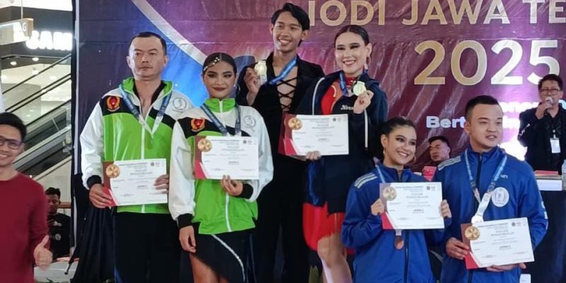 Nova Tsary Sumbang 3 Emas, 6 Atlet Dancesport Pekalongan Melaju ke Porprov Jateng 2025