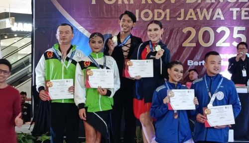 Nova Tsary Sumbang 3 Emas, 6 Atlet Dancesport Pekalongan Melaju ke Porprov Jateng 2025