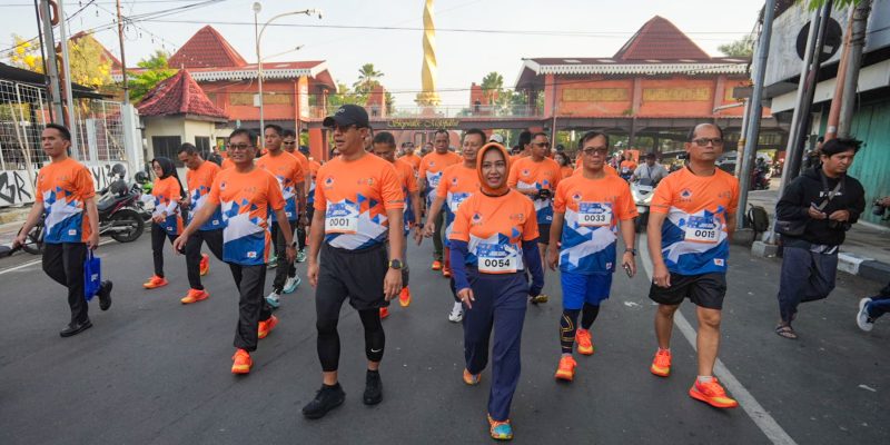 Ribuan Peserta Meriahkan Fun Run Bulan PRB 2025 di Kota Mojokerto
