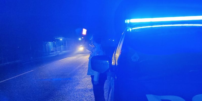 Polsek Tanah Merah Intensifkan Patroli Suar Biru, Antisipasi Gangguan Kamtibmas