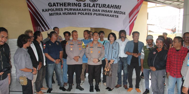 Polsek Jatiluhur Gelar Konferensi Pers dan Gathering Bersama Insan Pers Purwakarta