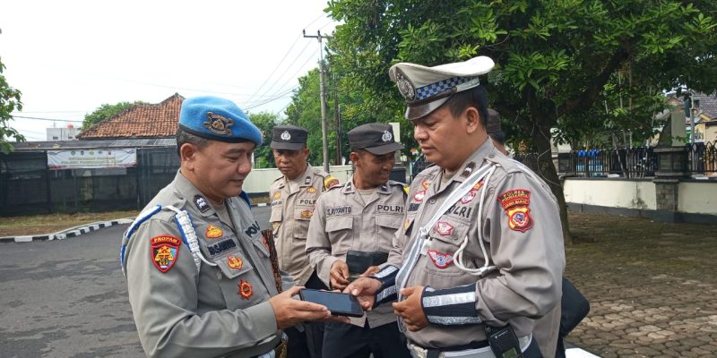 Kompol Marsono Kapolsek Purwakarta Kota Gelar Gaktibplin