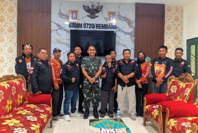 LSM Harimau DPC Rembang Beri Kejutan di HUT TNI ke-80 di Makodim 0720/Rembang