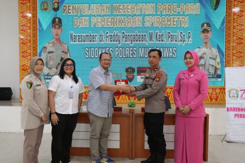 Polres Musi Rawas Gelar Pemeriksaan Paru dan Spirometri untuk Tingkatkan Kesehatan Personel