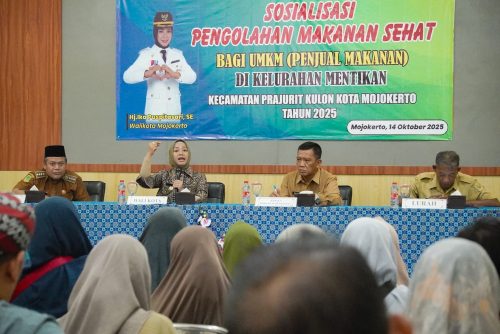 Sosialisasi Pengolahan Makanan Sehat, Ning Ita Inginkan UMKM Kota Mojokerto Naik Kelas