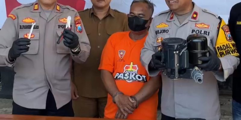 Berkat CCTV Polisi Berhasil Ungkap Aksi Pencurian Pompa Air 6 Tempat Ibadah di Kota Pasuruan
