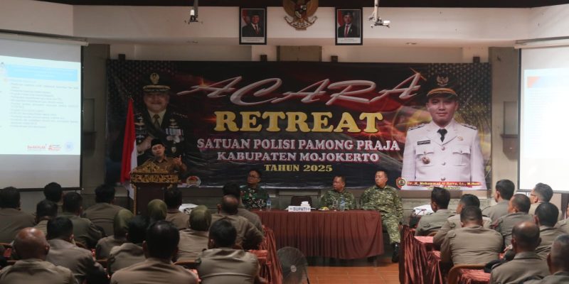 Jaga Integritas Pemerintahan Daerah, Pemkab Mojokerto Gelar Retreat Satpol PP