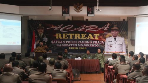 Jaga Integritas Pemerintahan Daerah, Pemkab Mojokerto Gelar Retreat Satpol PP