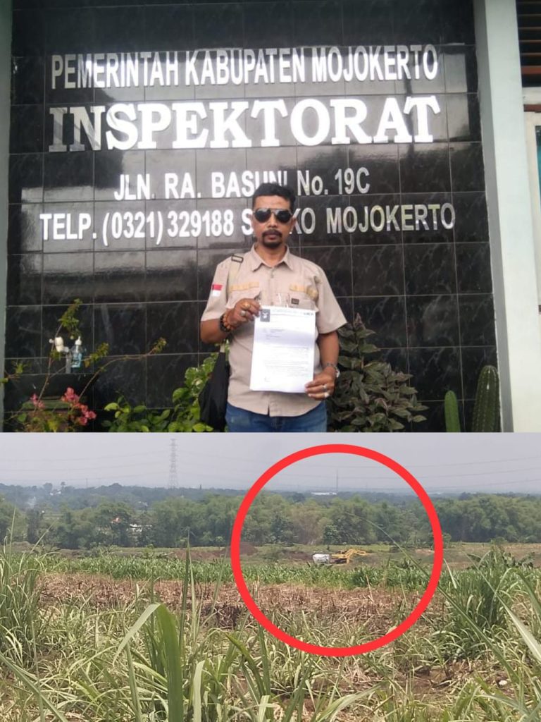 LSM LIRA Adukan Pemdes Bleberan ke Inspektorat Mojokerto, Diduga Sewakan TKD untuk Galian C Ilegal