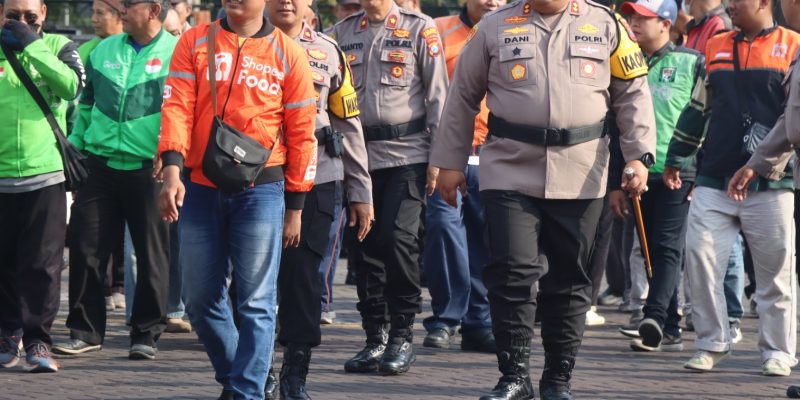Polres Pasuruan Gelar Apel Akbar Ojol Indonesia, Perkuat Sinergi Jaga Kamtibmas