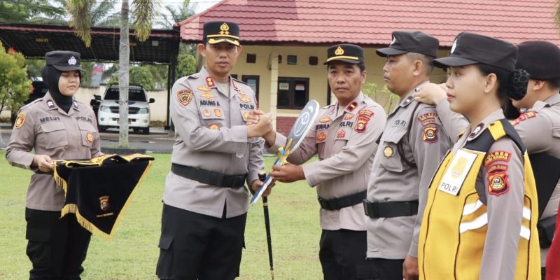 Kapolres Musi Rawas Pimpin Apel Launching Pamapta, Negosiator, dan Patroli Presisi