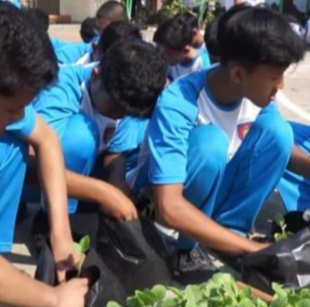 SMP Negeri 1 Tarokan Kabupaten Kediri Bersama Tim TPID dan Pemkab Laksanakan Program Inflansi Ketahanan Pangan