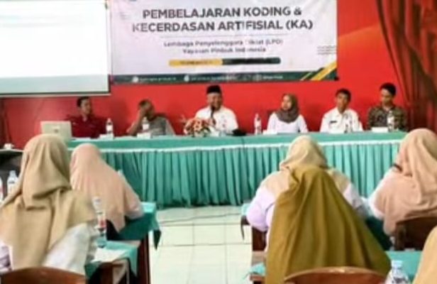 Dinas Pendidikan Kabupaten Kediri Laksanakan Kegiatan Pembelajaran Koding & Kecerdasan Artificial ( KA)