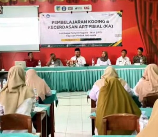 Dinas Pendidikan Kabupaten Kediri Laksanakan Kegiatan Pembelajaran Koding & Kecerdasan Artificial ( KA)