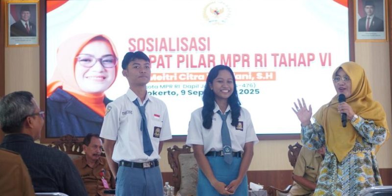 Aleg DPR RI Meitri, Tekankan Pentingnya Empat Pilar Bagi Generasi Muda di Mojokerto