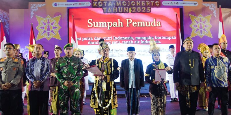 Hari Sumpah Pemuda di Kota Mojokerto Berlangsung Meriah